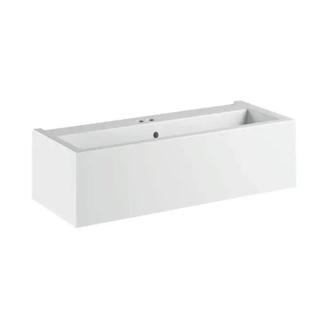 Kerasan Kanaal Раковина подвесная, 100х40х25см., с 1 отв., цвет: белый глянцевый