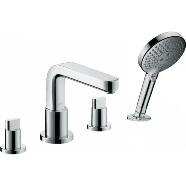 Hansgrohe Metris S Смеситель на край ванны, на 4 отв., цвет: хром