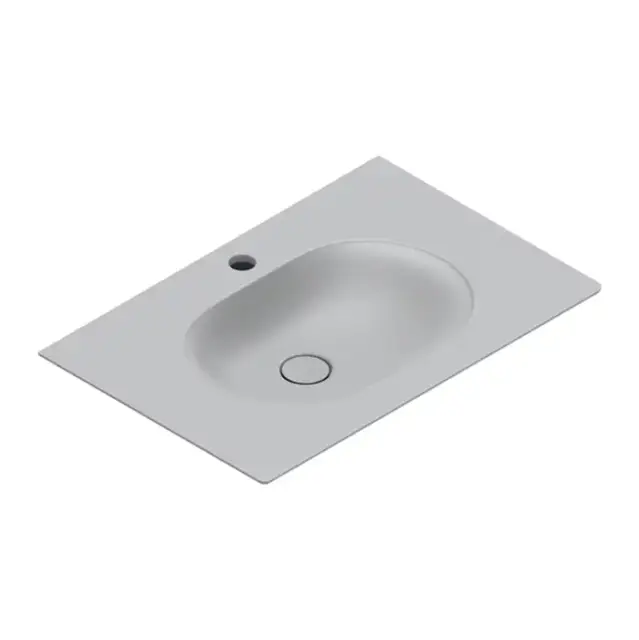 Catalano Sfera Раковина консоль 75x50см, с 1 отв., цвет: Cemento Satinato