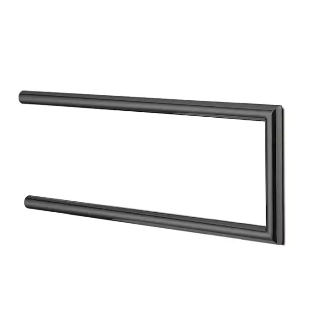 3SC Guy Полотенцедержатель двойной, неповоротный, плечо 30см, цвет: черный матовый