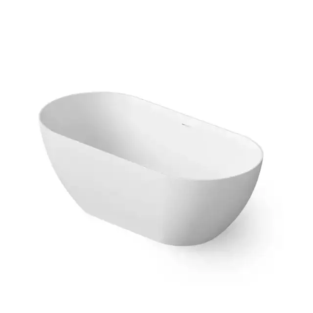 Dea Design Edge Ванна 160x75x56см., отдельностоящая, Solid Surface, цвет: White №18