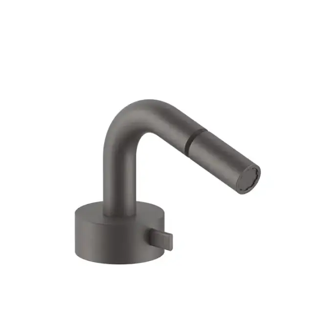 Fantini AF/21 Смеситель для биде, 1 отв., излив: 13 см, цвет: Matt Gun Metal PVD