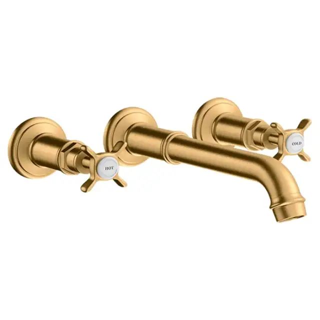 Axor Montreux Смеситель для раковины, встраиваемый, излив: 22.5см., цвет: шлифованная медь