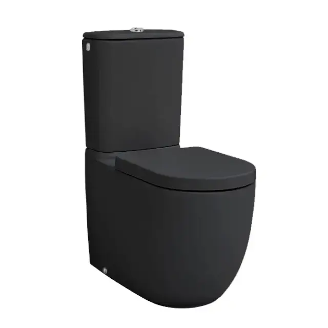 Artceram FILE 2.0  Унитаз моноблок 37х67см, слив универсальный, цвет: черный матовый