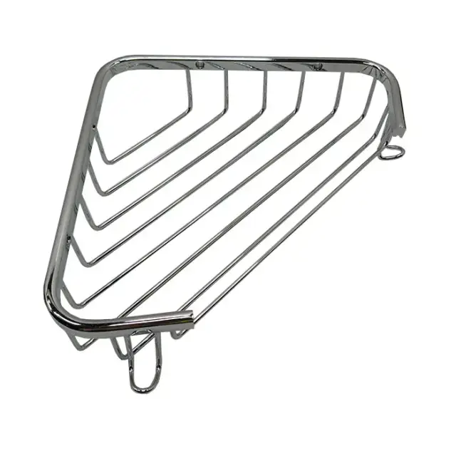 TW Harmony 534, подвесная полочка-решетка угловая 18x18xh4, цвет: хром