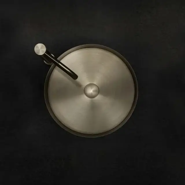 Gessi 316 Раковина 40 см, без отв., для установки на столешницу, без перелива, нержавеющая сталь, цвет: Warm bronze brushed PVD