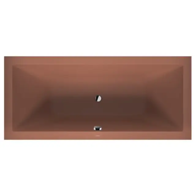 Duravit Vitrium Ванна встраиваемая 180x80cм, с ножками, с2 наклонами для спины, прямоугольная, цвет: матовая корица