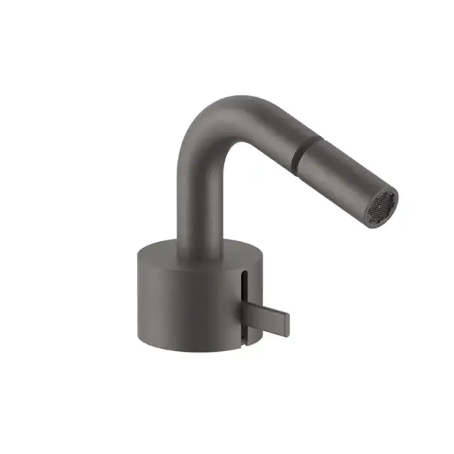 Fantini AF/21 Смеситель для биде, 1 отв., излив: 13 см, цвет: Matt Gun Metal PVD