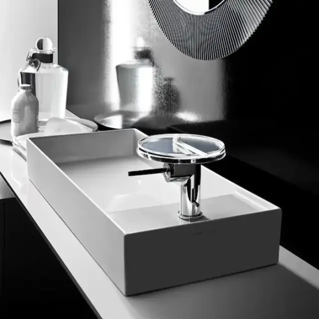 Laufen Kartell Раковина-чаша 75х35х12 см, 1 отв., без перелива, покрытие LLC, цвет: белый