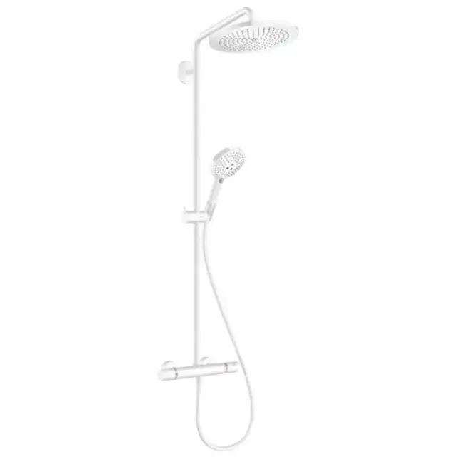 Hansgrohe Croma Select S Душевая система, 1jet, с термостатом и ручным душем, цвет: белый матовый