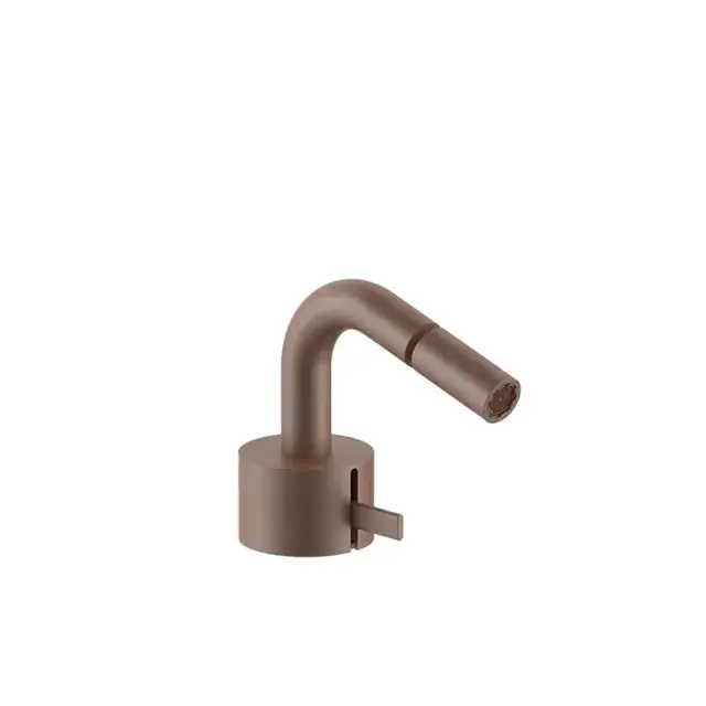 Fantini AF/21 Смеситель для биде, 1 отв., излив: 130 мм, цвет: Matt Copper PVD