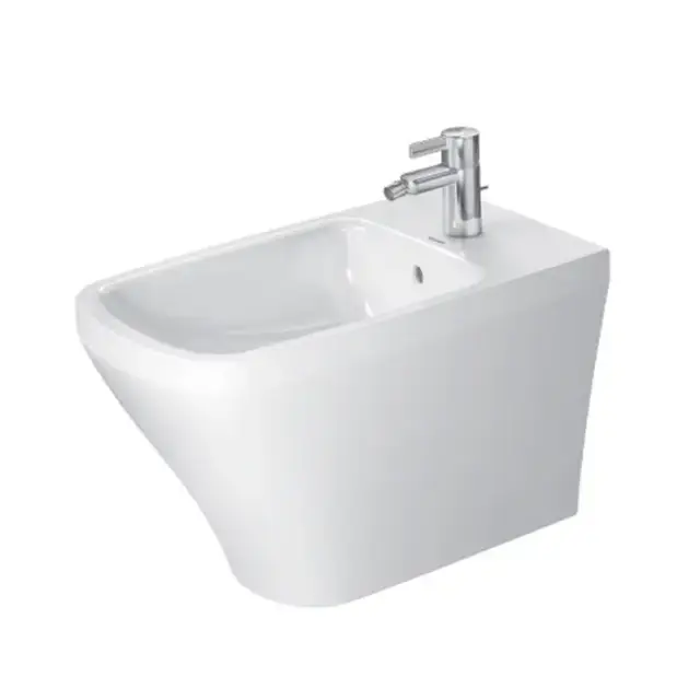 Duravit DuraStyle Биде напольное приставное 63х37см., с 1 отв под смеситель. с креплением, цвет: белый