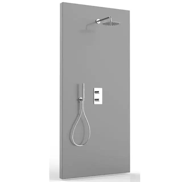 Bossini Tetis Душевая система: верхний душ Ø25см., ручной душ и шланг 150см., цвет: хром