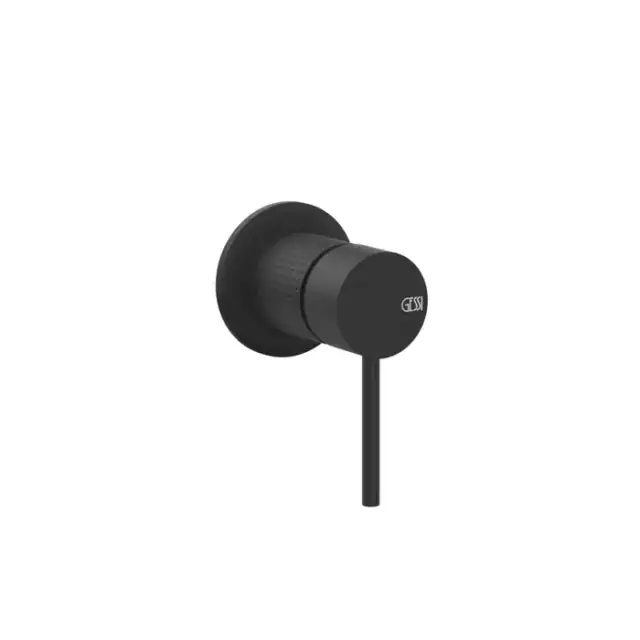 Gessi 316 Смеситель для душа, встраиваемый, на 1/2, на 1 источник (внешняя часть), цвет: Black XL
