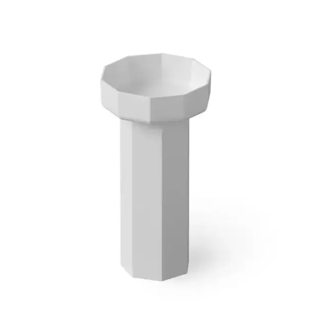 Dea Design Pedestal Basin Раковина 48х45.6х90см., напольная, без отв., Solid Surface, цвет: White №18