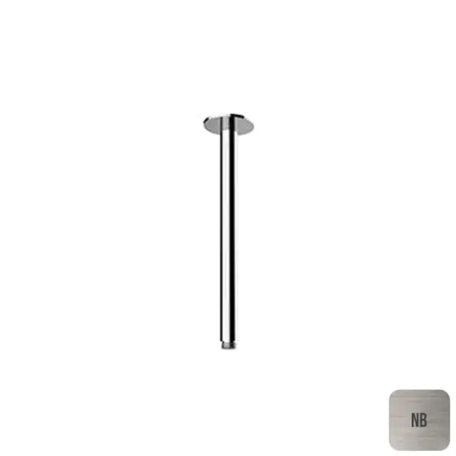 Almar Держатель верхнего душа потолочный L30см с круглым отражателем, цвет: Brushed Nickel