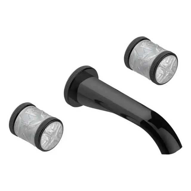 THG Hirondelles Смеситель для раковины, встраиваемый, цвет: Brown bronze color PVD