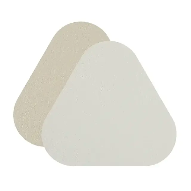 Colombo Adj Треугольный костер, 12x12 см, цвет: белый/панна котта