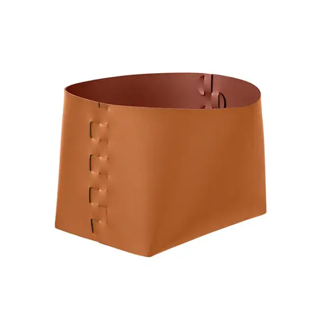 ADJ Корзина Helena, 35x30xH26 см., цвет: коньяк/бордо