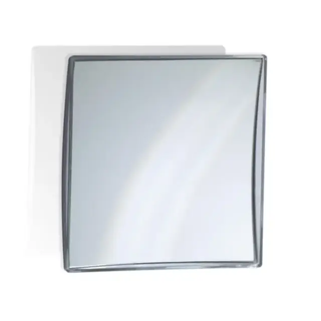 Decor Walther SPT 41/V Косметическое зеркало 15.5x15.5см, подвесное, с присосом, увел. 7x, акрил, цвет: прозрачный