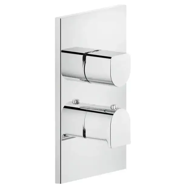 Gessi Rilievo Встраиваемый смеситель для душа, термостатический, на 1 источник, внешняя часть, цвет: хром