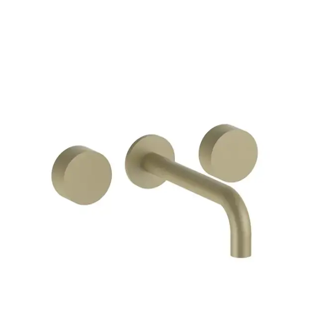 Fantini AF/21 Смеситель из стены для раковины (Наружная часть), цвет: Matt British Gold PVD