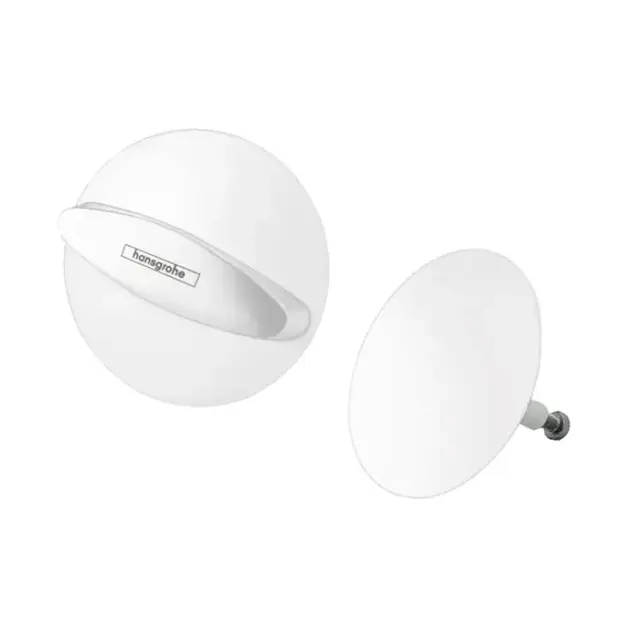 Hansgrohe Flexaplus Внешняя часть набора для слива и перелива, цвет: матовый белый