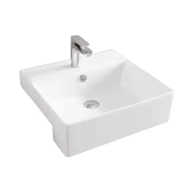 Artceram QUADRO Semincasso Раковина 50x48 см, 1 отв., цвет: белый