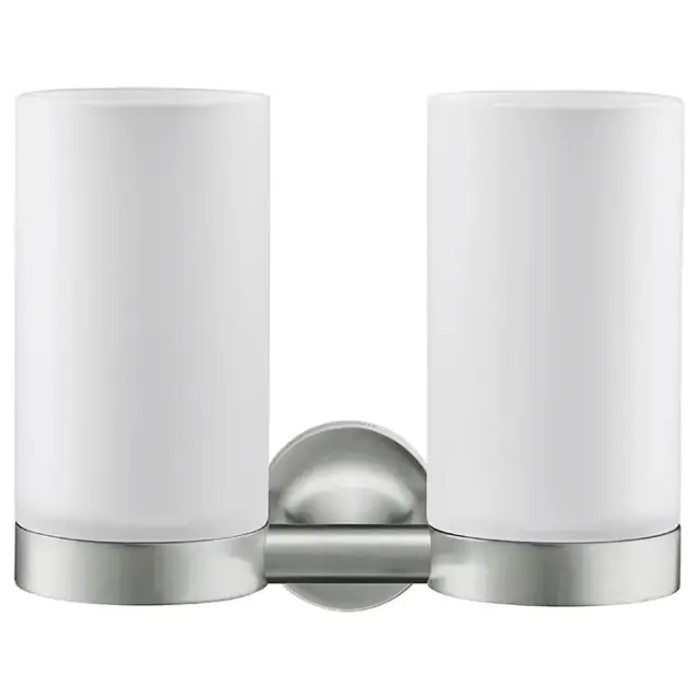 Duravit Starck T Стаканы, подвесные, цвет: Stainless steel Brushed