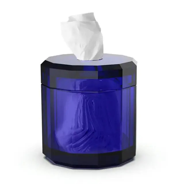 Decor Walther KR KB Kristall Салфетница, настольная, цвет: Capri Blue