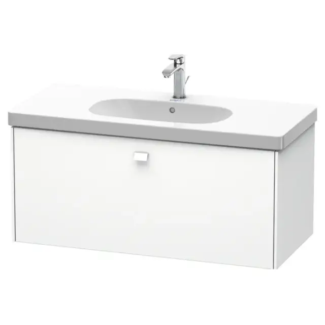Duravit  Brioso Тумба подвесная 102х46.9х45.2см, с раковиной, с 1 выдвижным ящиком, цвет: белый матовый