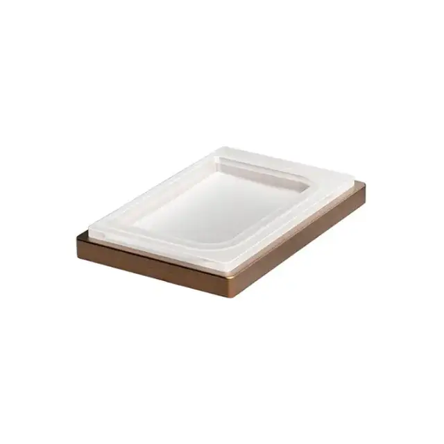 Colombo Look Мыльница настольная, цвет: PVD Vintage матовый/матовое стекло