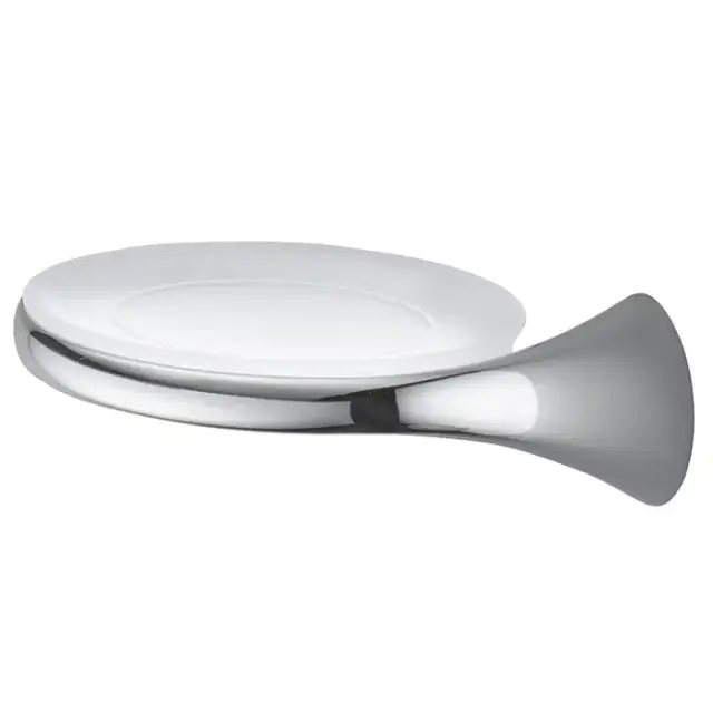 Colombo Link Мыльница подвесная, DX, цвет: хром/матовое стекло