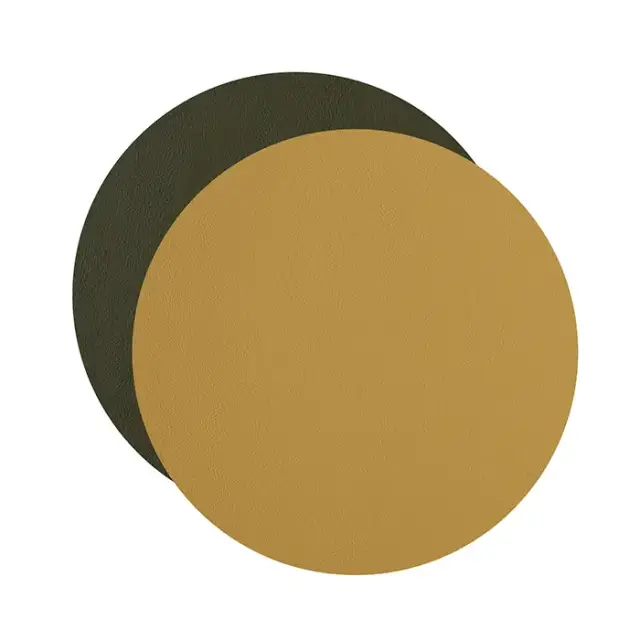 Colombo Adj Круглый костер, D12 см, цвет: горчичный/оливковый