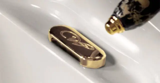 Kerasan Waldorf Заглушка для перелива, цвет золото