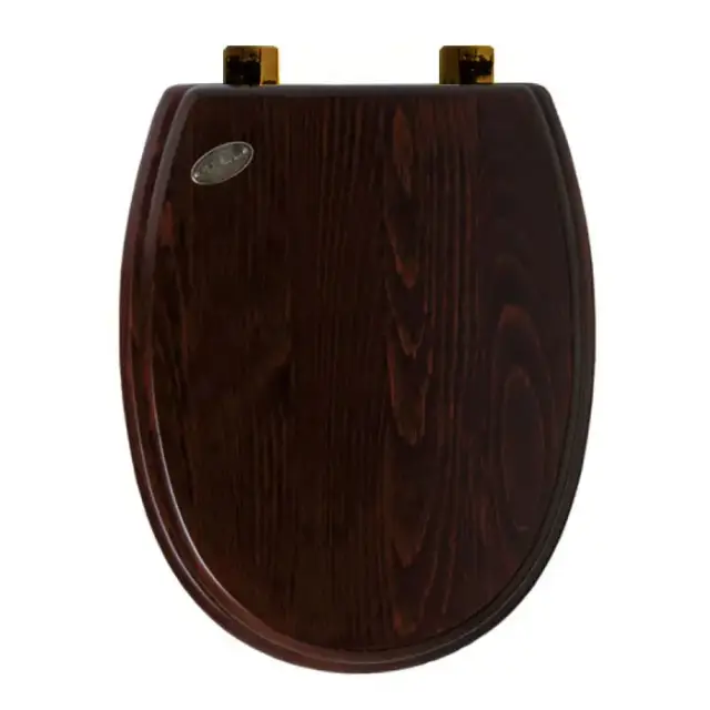 SIMAS Arcade Сиденье для унитаза, микролифт, цвет: дерево/бронза