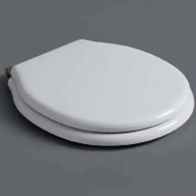 SIMAS Londra Сиденье для подвесного унитаза, цвет: белый/бронза