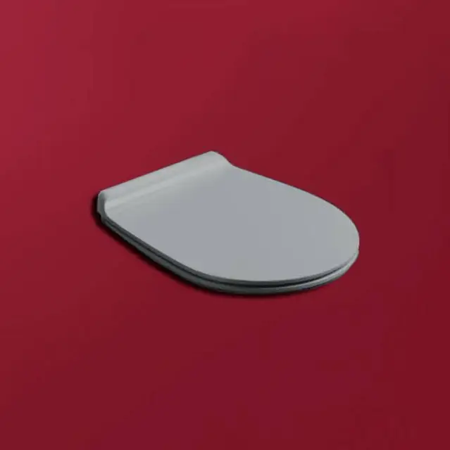 SIMAS Vignoni Сиденье для унитаза, микролифт, цвет: cemento matt/хром