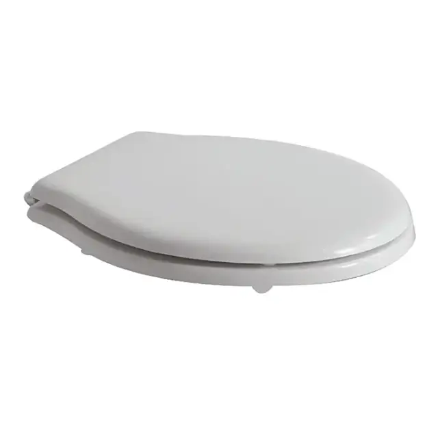 Globo Paestum Сиденье для унитаза, полиэстр, цвет: белый/хром