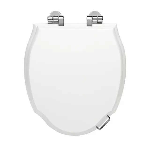 Devon&Devon New Etoile Сиденье для унитаза из мдф, цвет: белый лакированный/петли хром (микролифт)