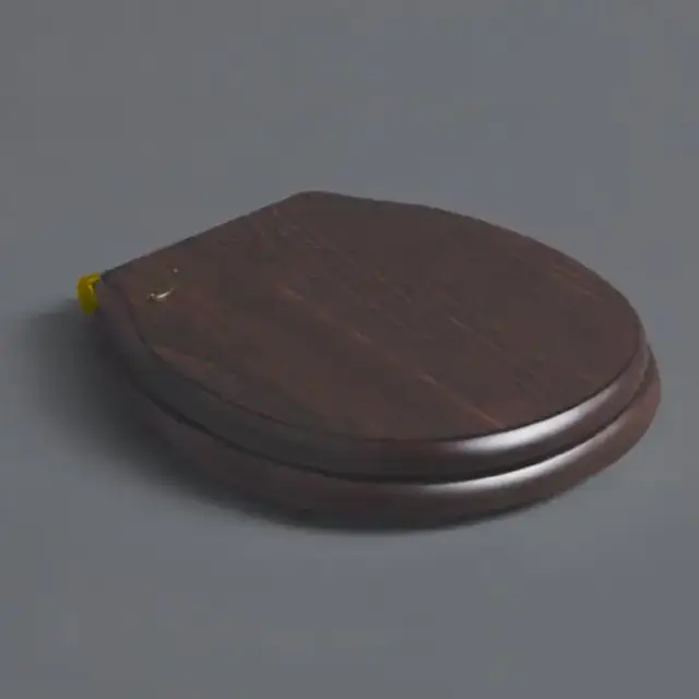 SIMAS Londra Сиденье для напольного унитаза, дерево, орех, петли-золото