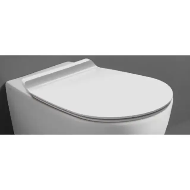 Simas Bormio Сиденье для унитаза, микролифт, цвет: белый/хром