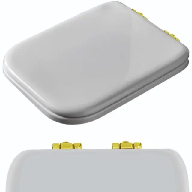 KERASAN Waldorf запчасть - комплект шарниров (микролифт) для сидения 418701/418740, цвет золото