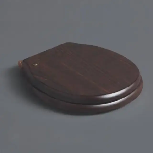 Simas Londra Сиденье для напольного унитаза, микролифт, цвет: орех/бронза