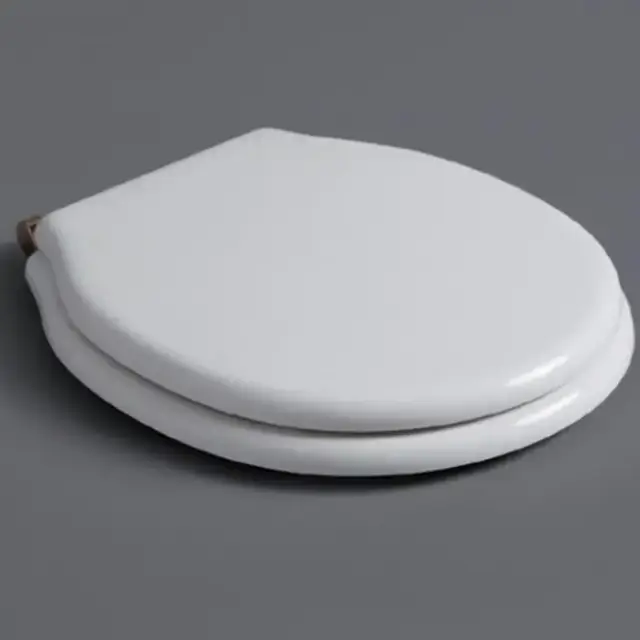 SIMAS Londra Сиденье для напольного унитаза, микролифт, цвет: белый/бронза