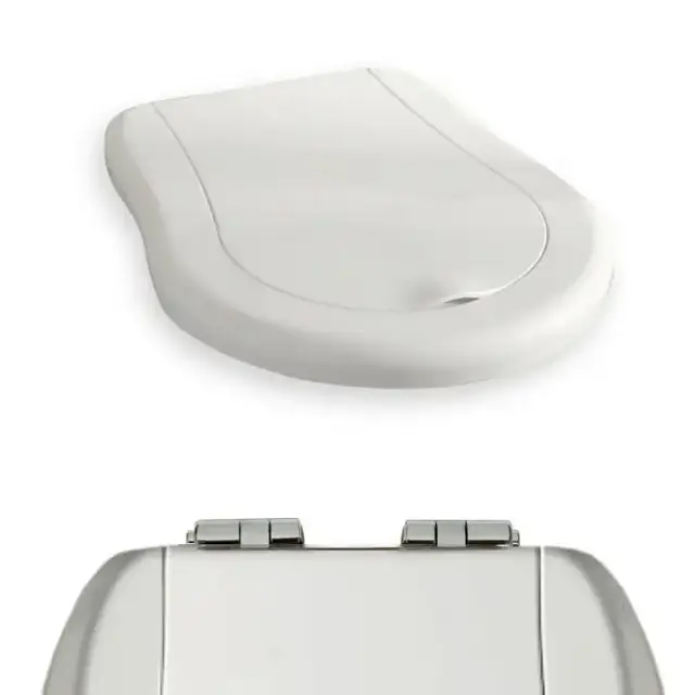 Kerasan Retro Сиденье NEW для унитаза, микролифт, цвет: белый/хром
