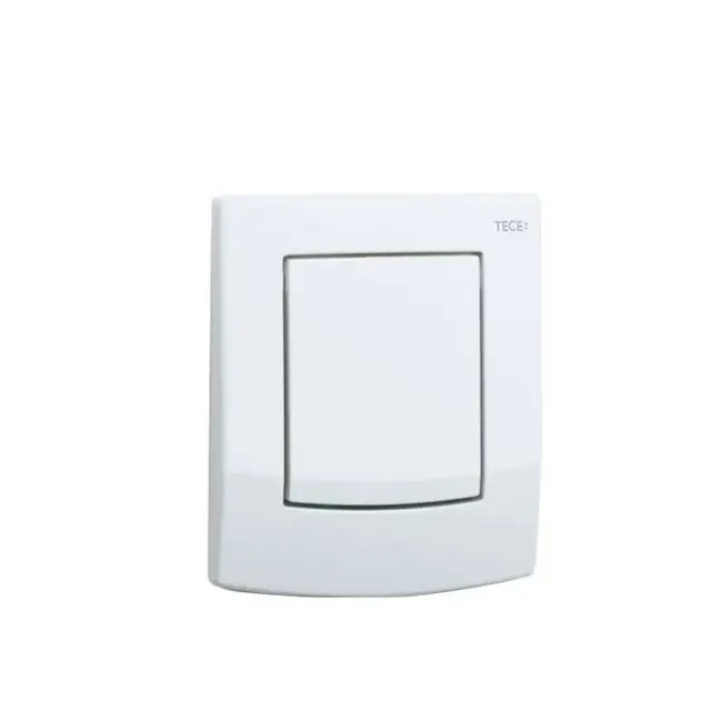 TECEambia Панель смыва для писсуара с картриджем, 100х120х15 мм, белая с антибактрериальным покрытием