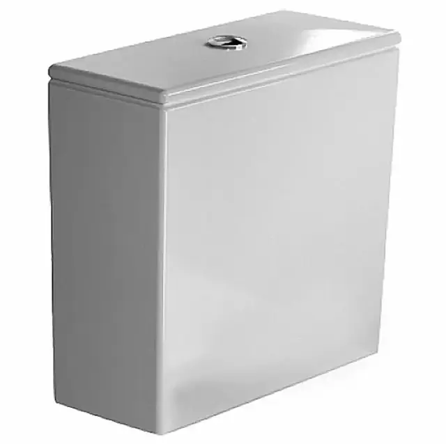 Duravit DuraStyle Бачок с механизмом двойного смыва, хром, 6/3л., для подключения справа или справа 39x17см, Цвет: Белый