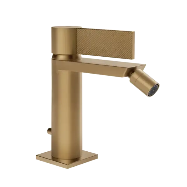 Смеситель для биде Gessi INVERSO DIAMANTATO 73607#726 цвет-warm bronze brushed PVD