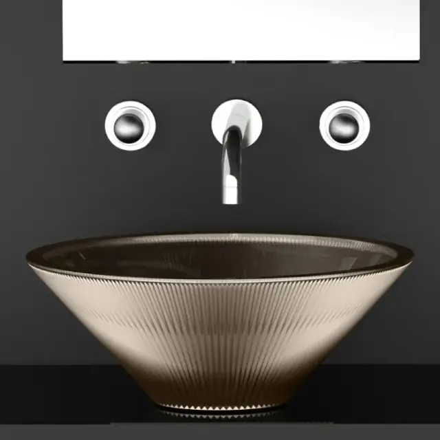 Раковина Glass Design TEKNO50BZ bronze